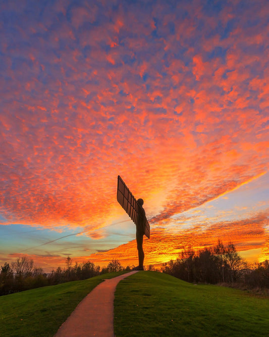 Epic Angel Sunset