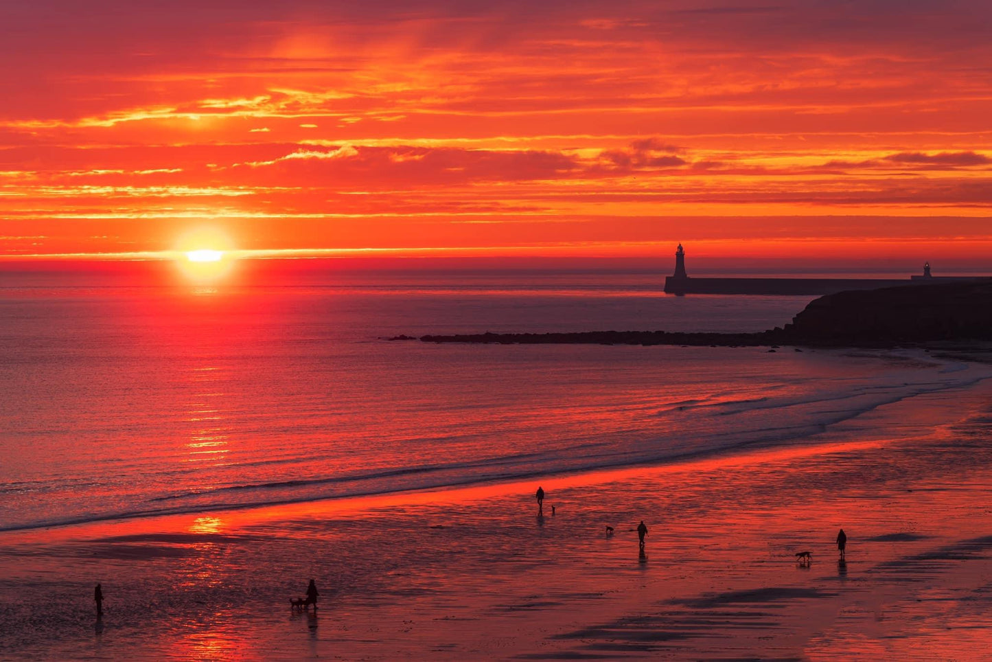 Incredible Tynemouth Sunrise