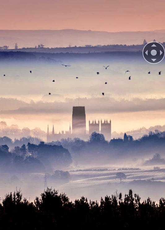 An ethereal looking Durham Cathedral.