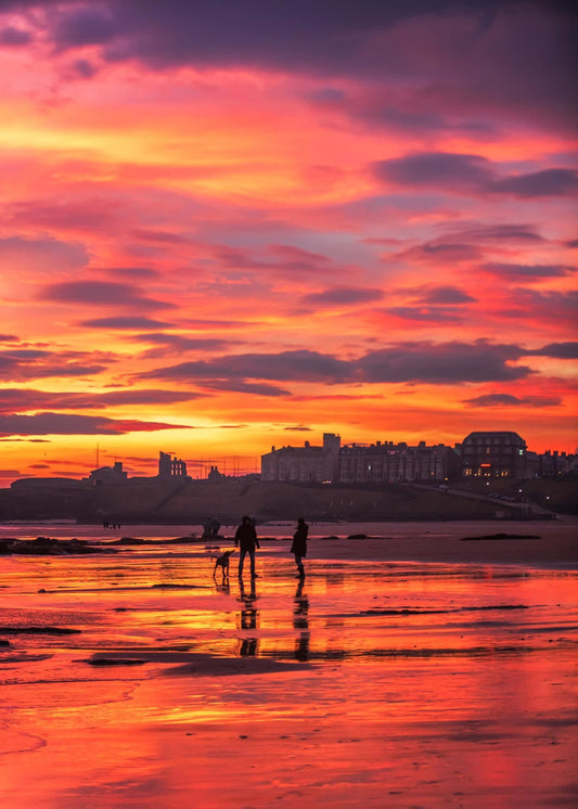 Memorable Tynemouth sunrise.