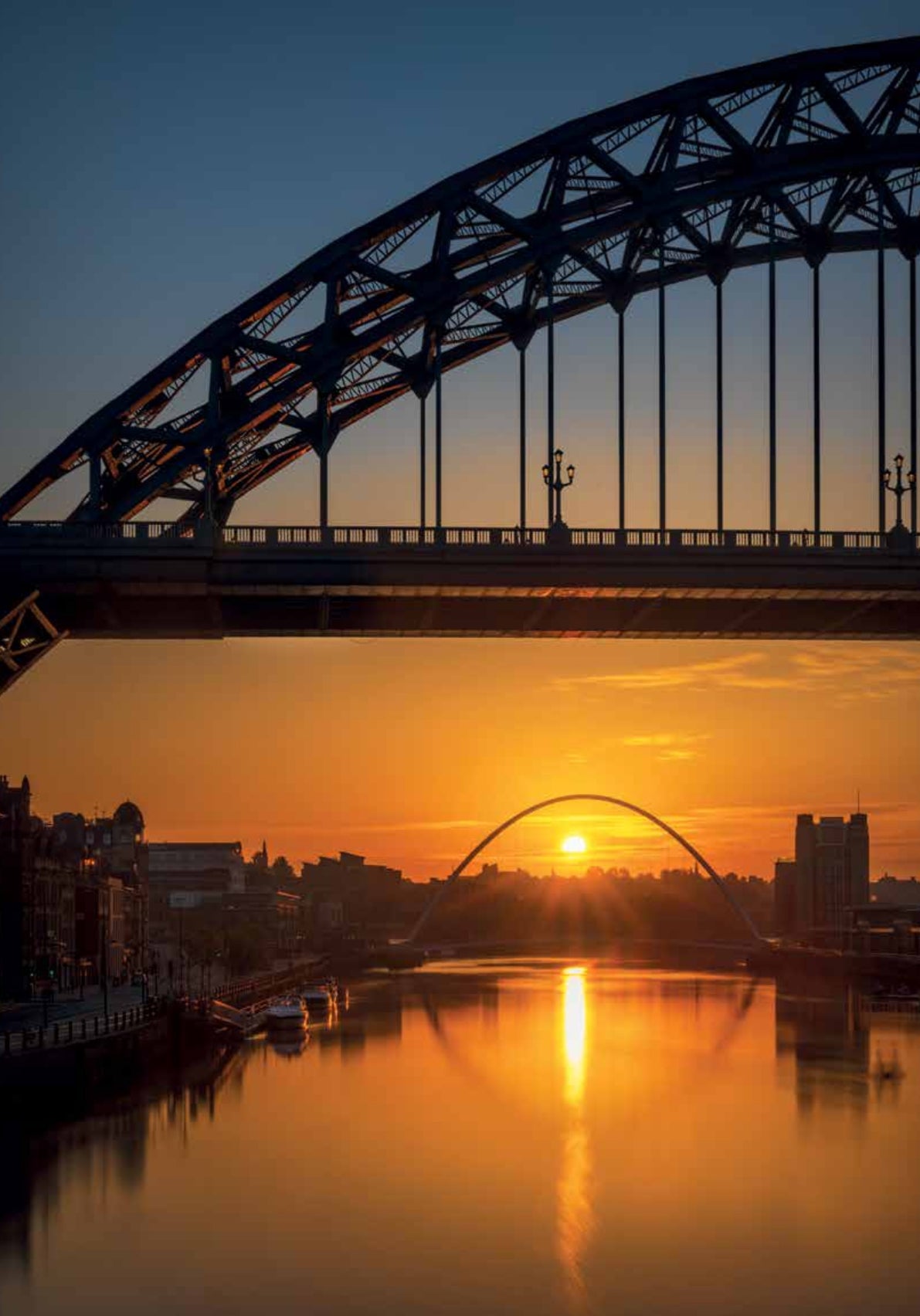 Limited edition Stevielandscapes Gateshead Calendar 2025 with free A4 print of the Angel of the North sunset featured on the front cover.