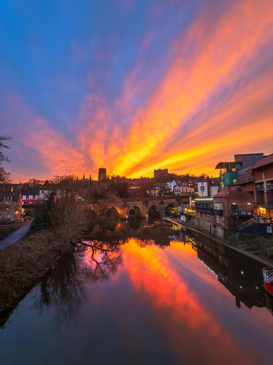 An amazing Durham Sunset.