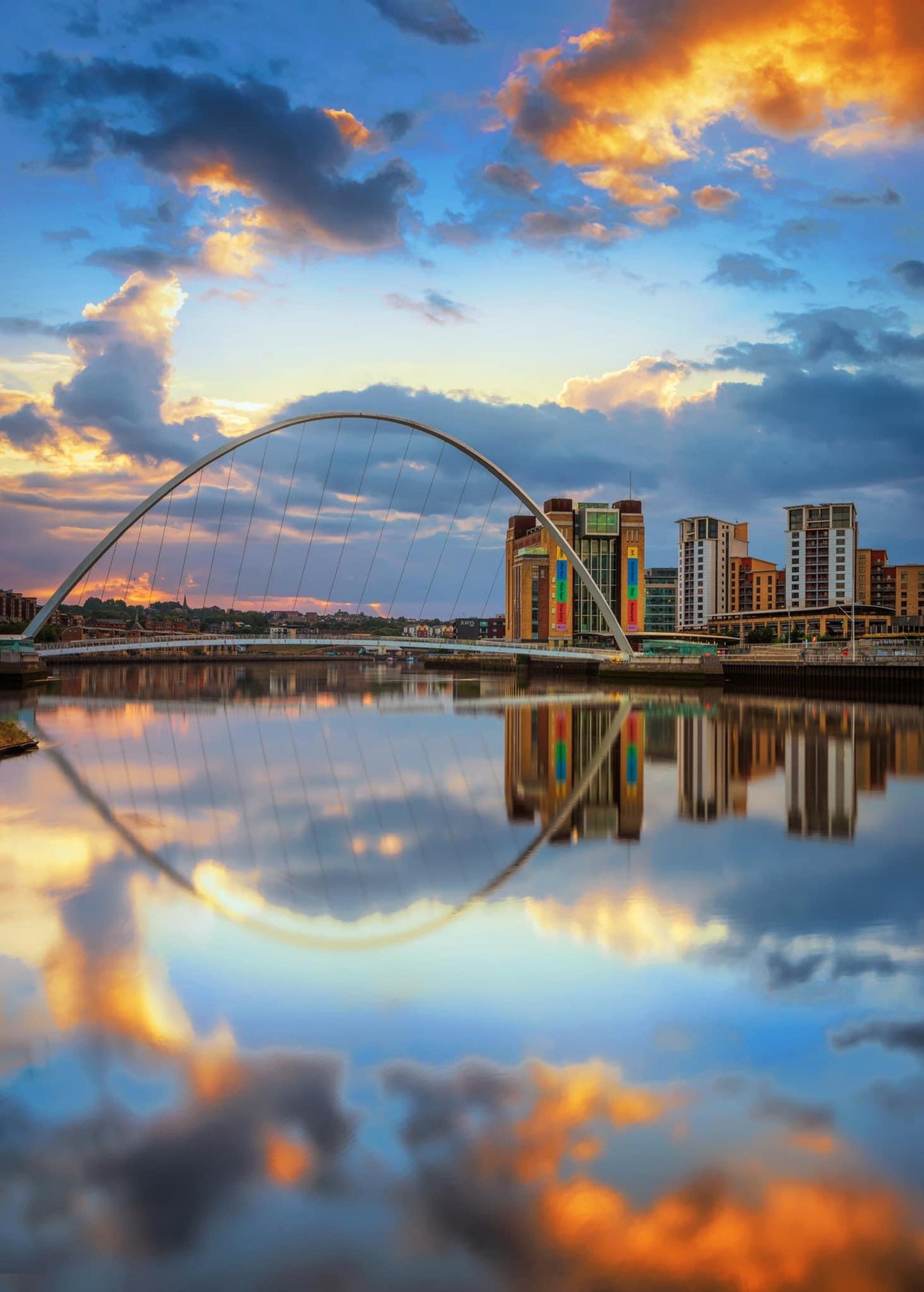 All is calm on the quayside.