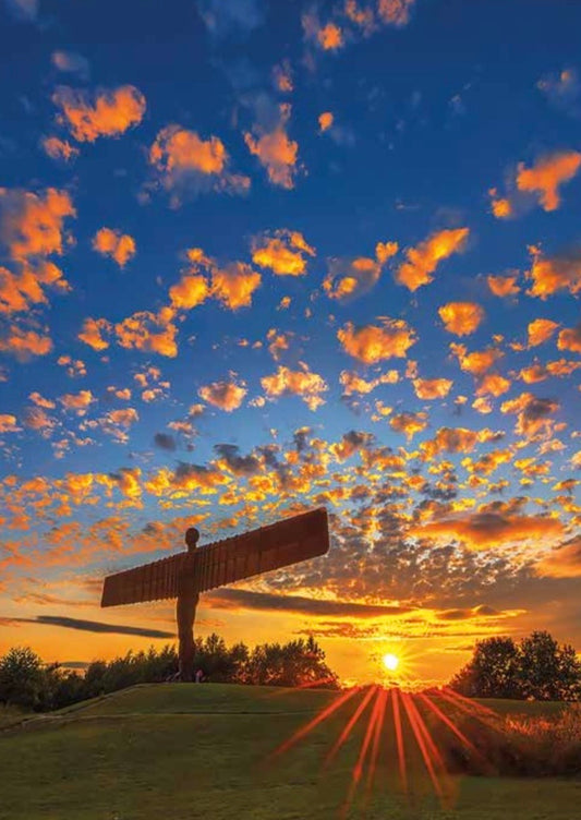 Angel of the North Sunset