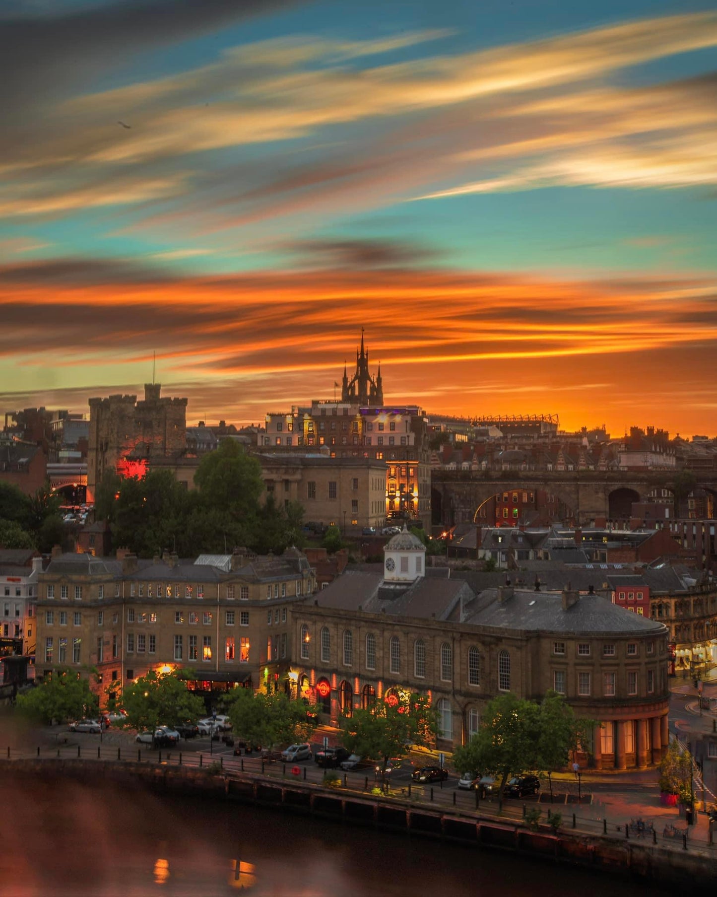 A View from the Tyne Bridge.