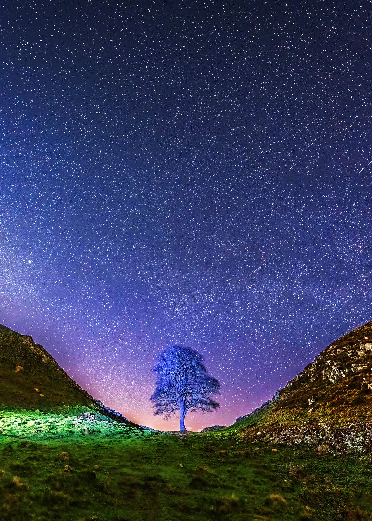 Sycamore gap feeling blue.
