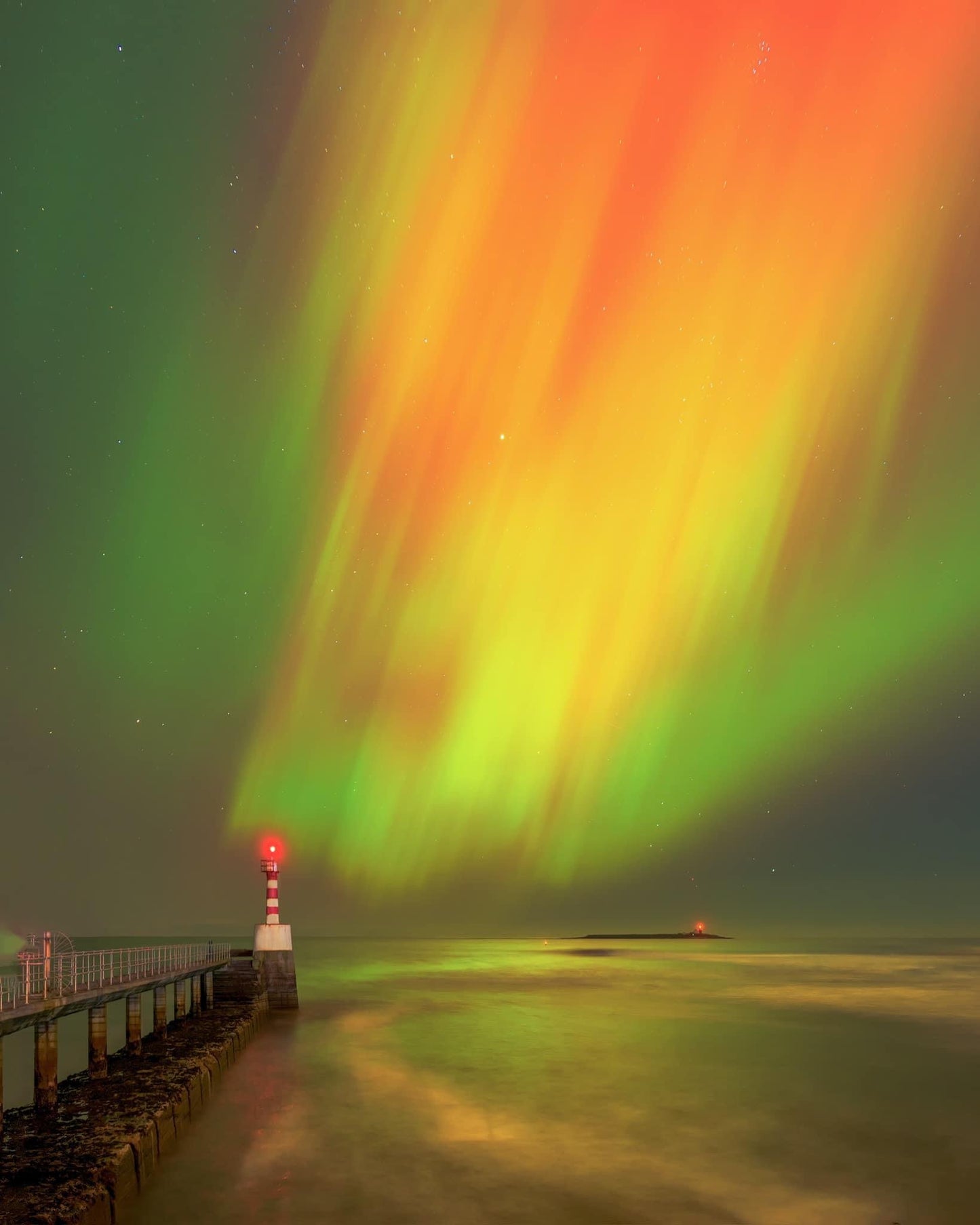 Incredible Aurora over Amble.