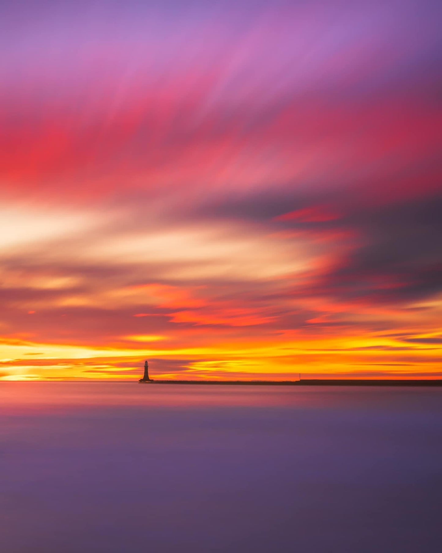 Colourful long exposure at Roker.