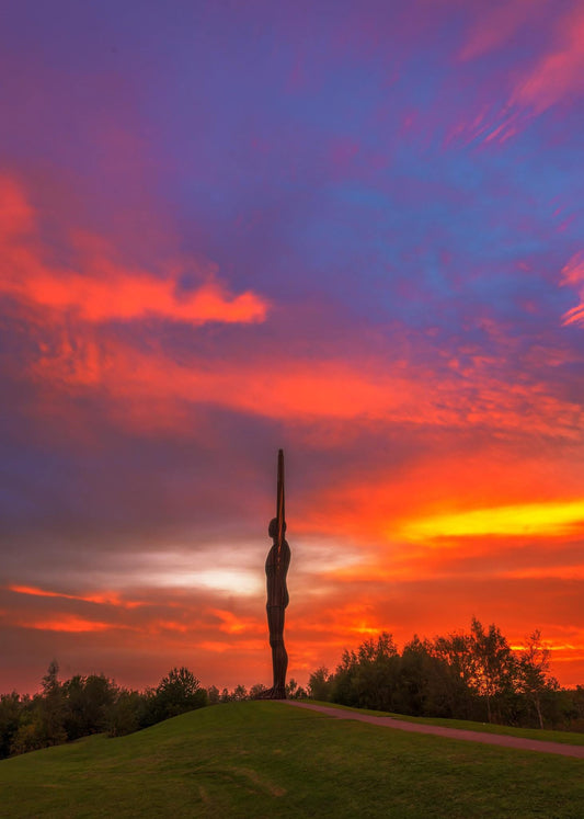 Fabulous Angel of the North Sunset.