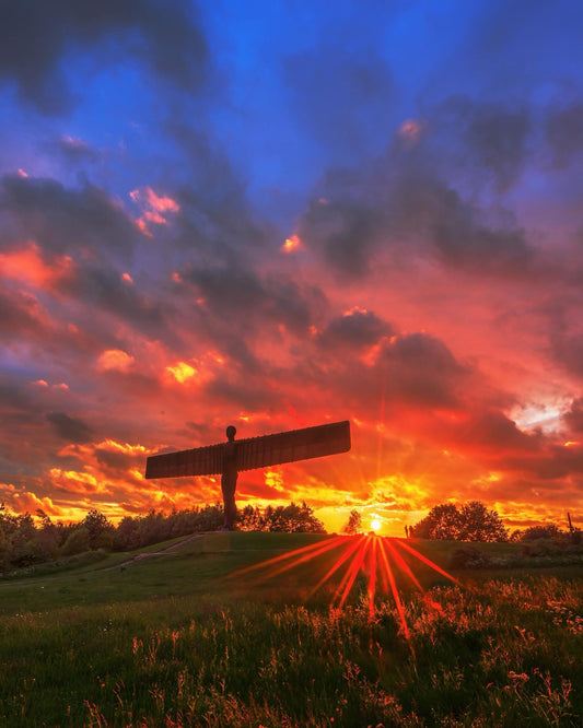 Beautiful Angel Sunset