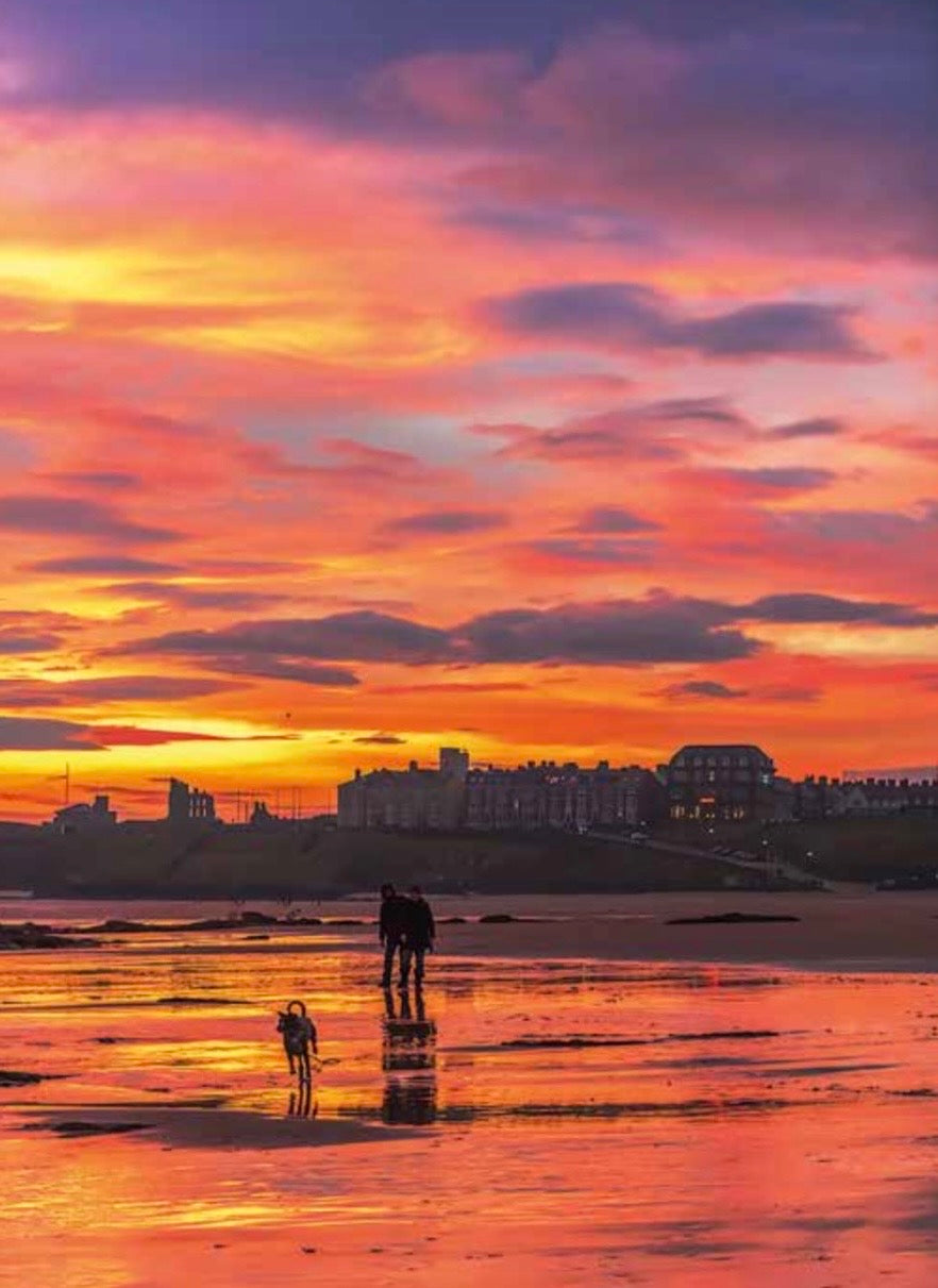 Epic Tynemouth sunrise