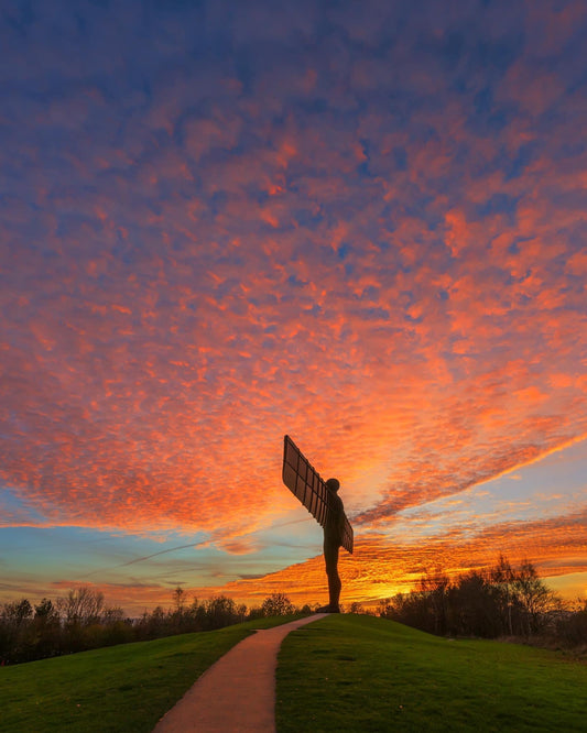 Epic Angel Sunset