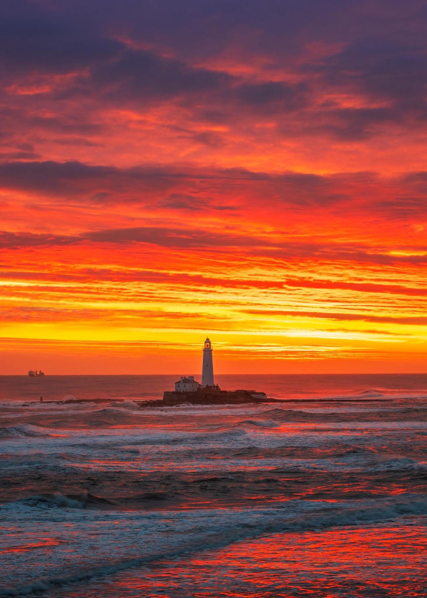 A gorgeous sunrise at St. Mary’s lighthouse 2