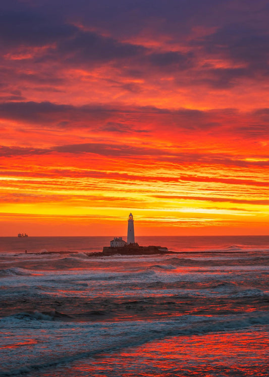 A gorgeous sunrise at St. Mary’s lighthouse 2