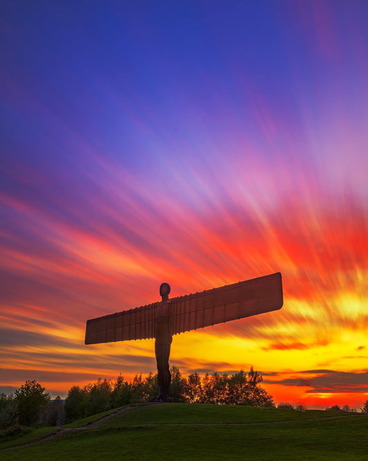 Streaky Angel Sunset