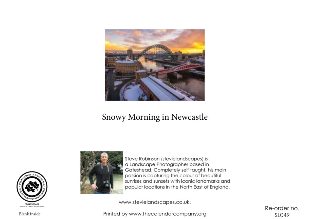 Snowy Morning in Newcastle.