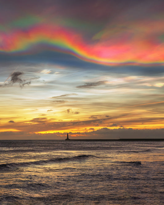 Amazing Mother of Pearl Clouds over Roker