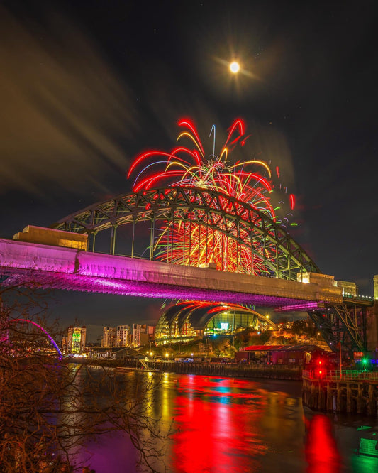 Fireworks over The Toon.
