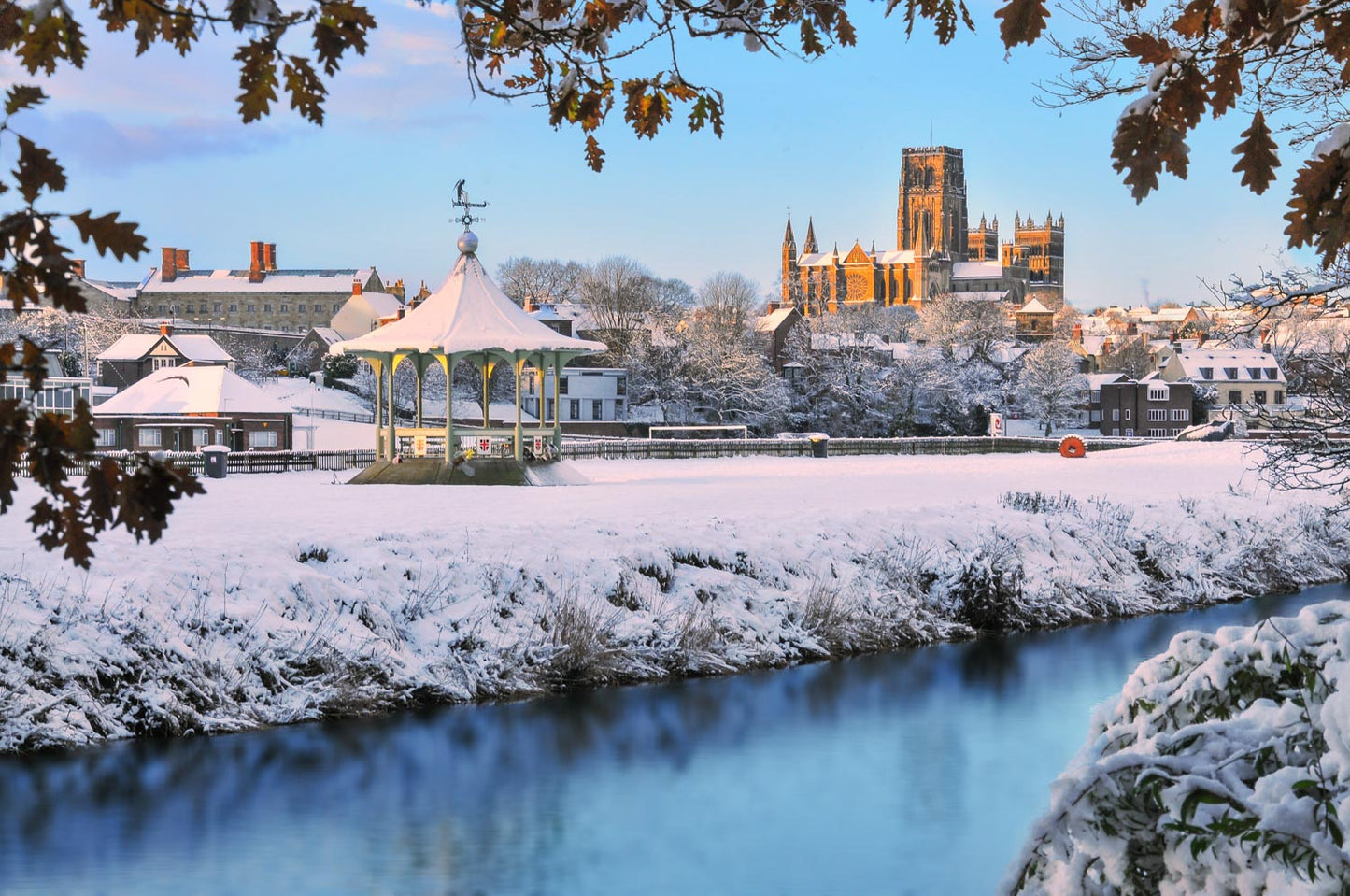 a Snowy Durham Scene