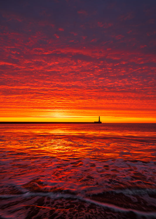 Beautiful skies over Roker Beach