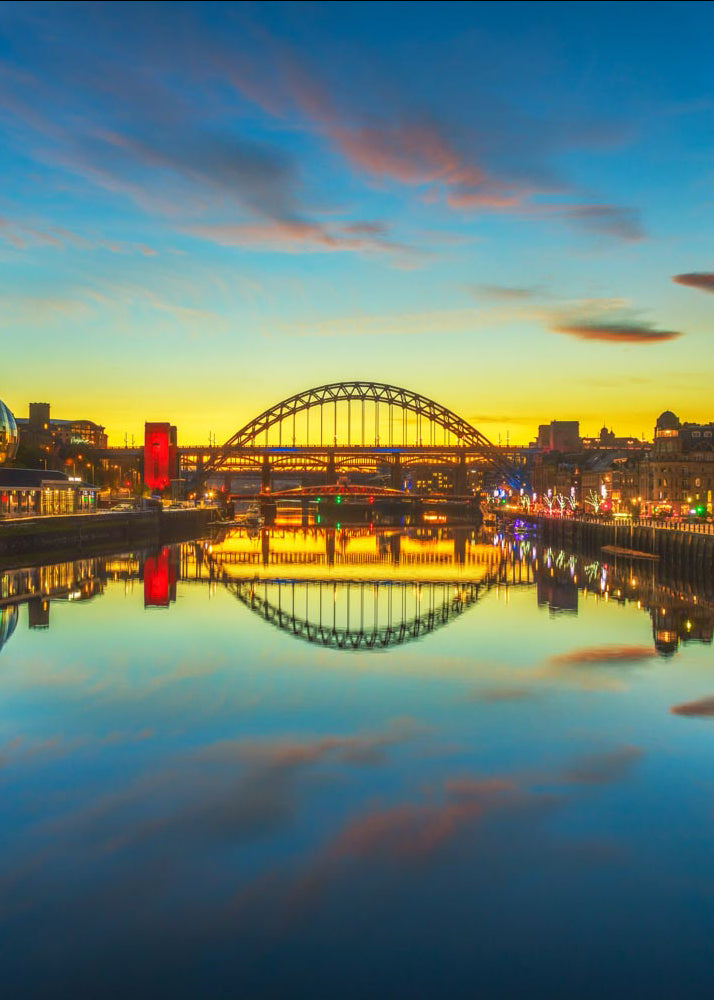 Tyne Bridge evening colours