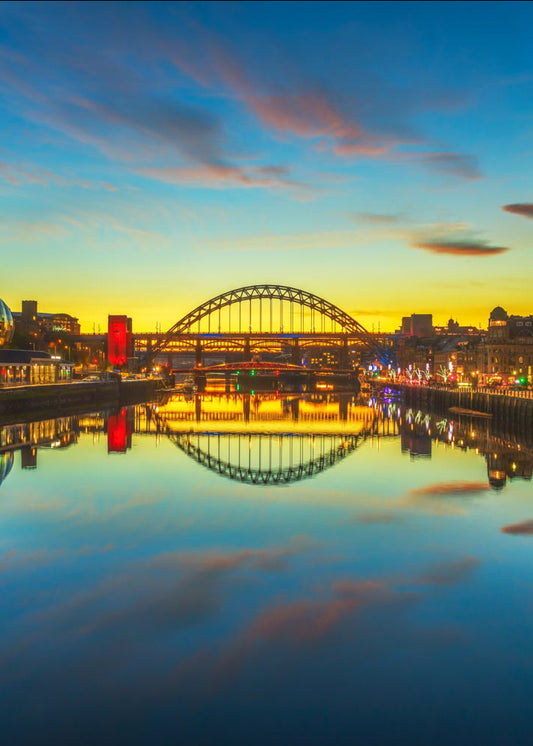 Tyne Bridge evening colours