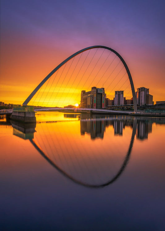 Sunrise at Millennium Bridge