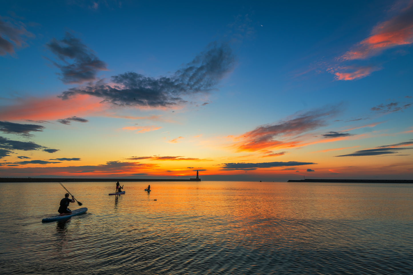 Paddle Boarders at Roker Beach 2