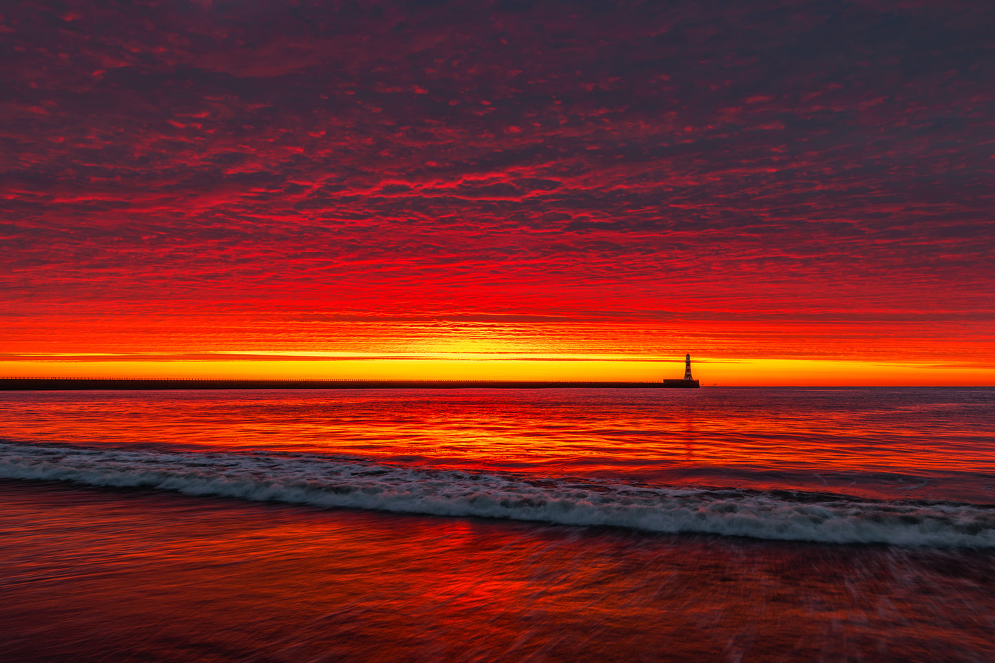 Beautiful Roker sunset 1