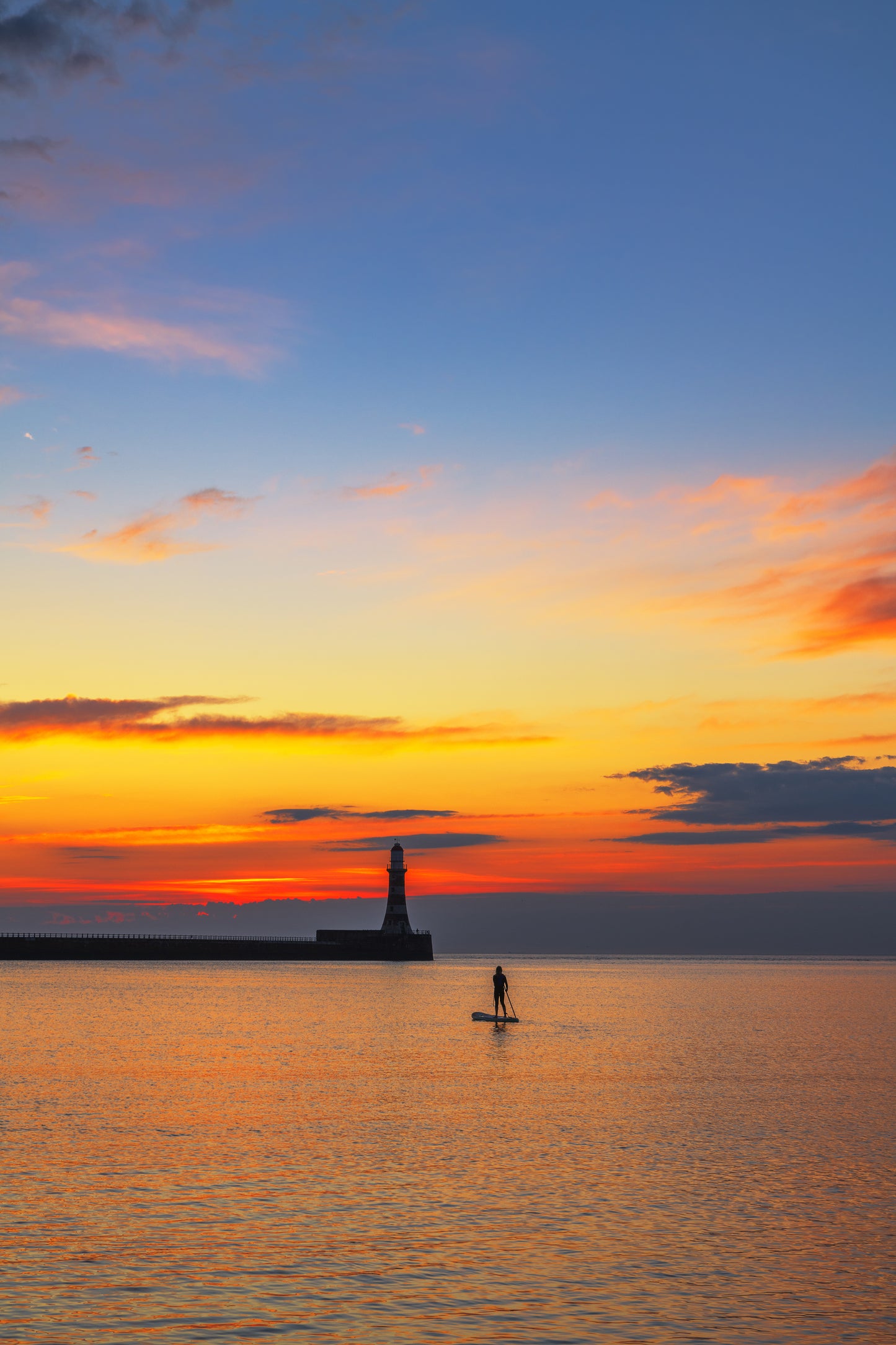 Lone Paddle Boarder 3