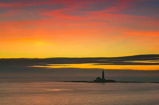 Early morning colours at St. Mary's Lighthouse.